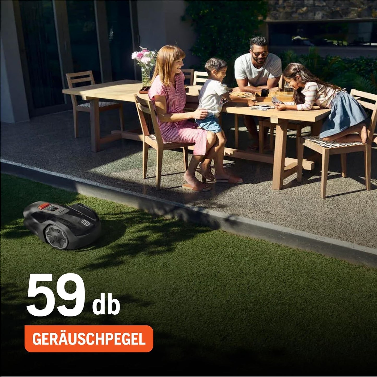 Husqvarna Automower Aspire R4, 400 m², Akku Mähroboter, App-Steuerung (Sprachsteuerung, WLAN, Bluetooth) inkl. Installations-Kit