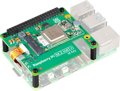 Raspberry Pi AI Kit - AI-Modul + Raspberry Pi M.2 HAT+ für Raspberry Pi 5