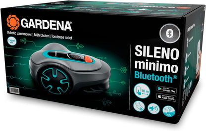 Gardena SILENO minimo Mähroboter 250 m², Bluetooth-App kompatibel, programmierbar, DE-Version (15201-20)