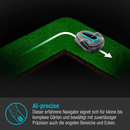 Gardena SILENO minimo Mähroboter 250 m², Bluetooth-App kompatibel, programmierbar, DE-Version (15201-20)