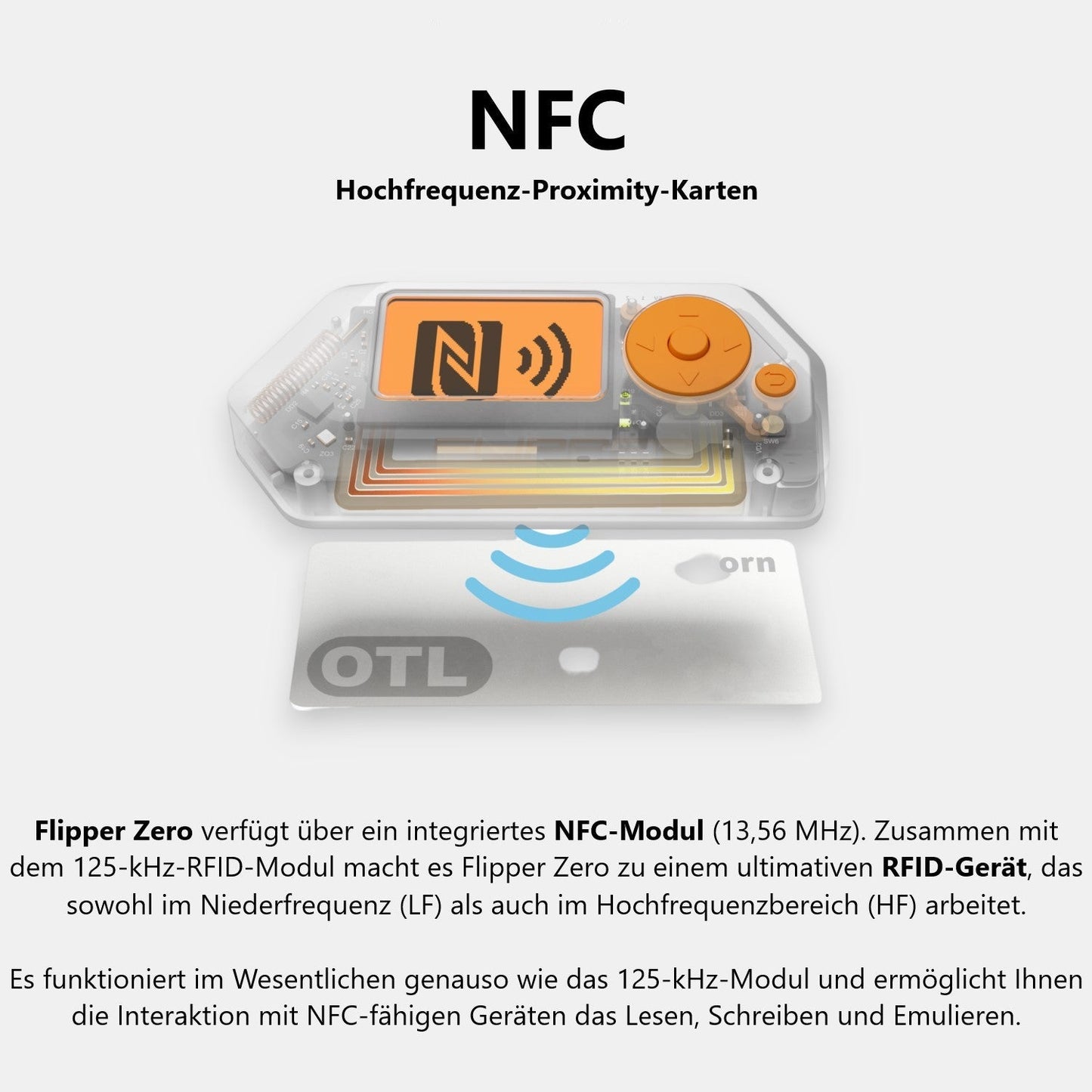 Flipper Zero Starter Wifi Set | Flipper Zero | WiFi-Board | 64GB microSD Karte | USB-Kartenleser